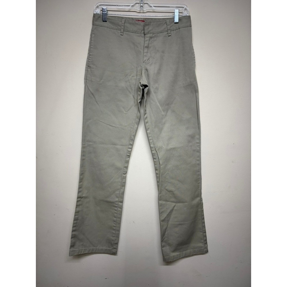 Dickies‎ Girl Khaki Work Pants Women's Size 5 Straight Leg Utility Trousers